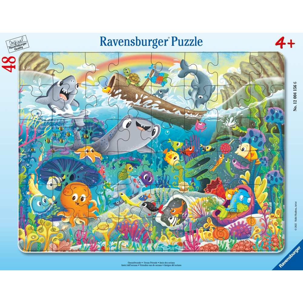 Ieftin Ravensburger Puzzle tip rama prietenii din ocean 48 piese