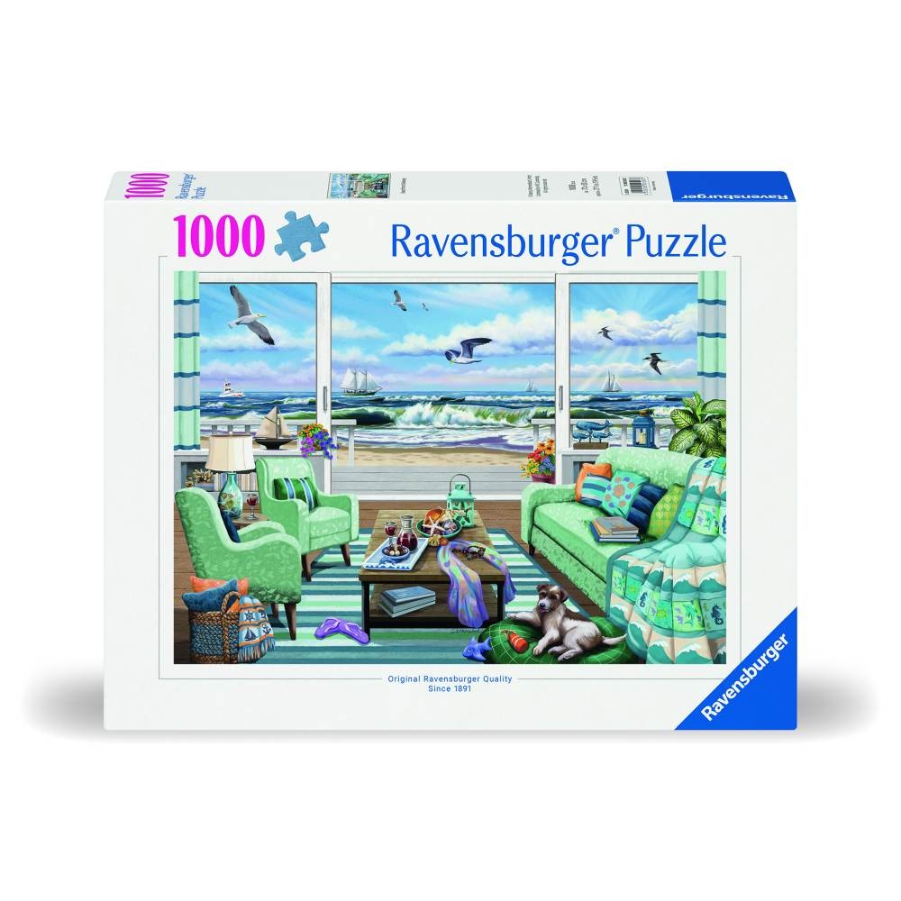 Ravensburger - Puzzle vedere la plaja 1000 piese design nou