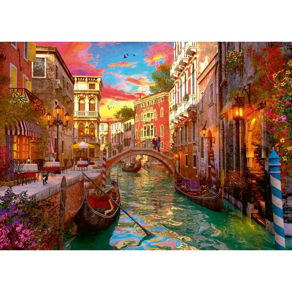 Ravensburger - Puzzle Venetia romantica 1000 piese design nou - 2 | YEO