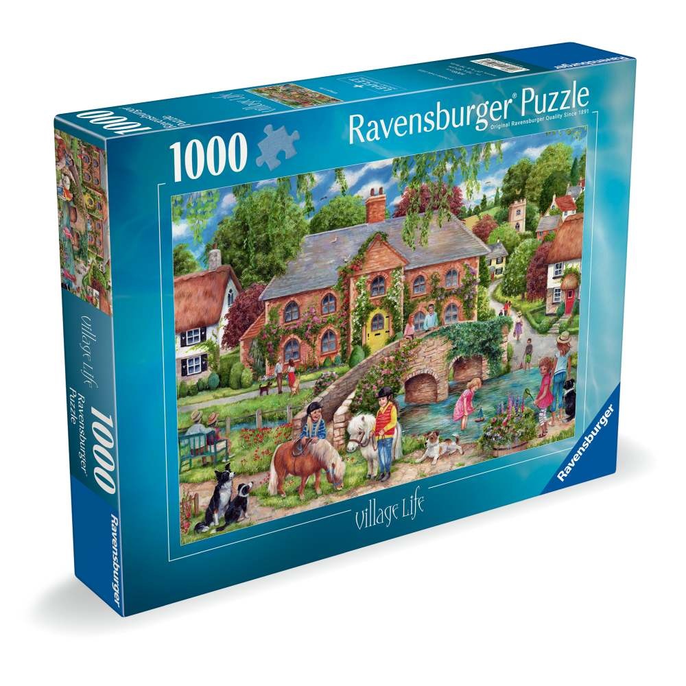 Ravensburger - Puzzle viata la sat 1000 piese - 1 | YEO