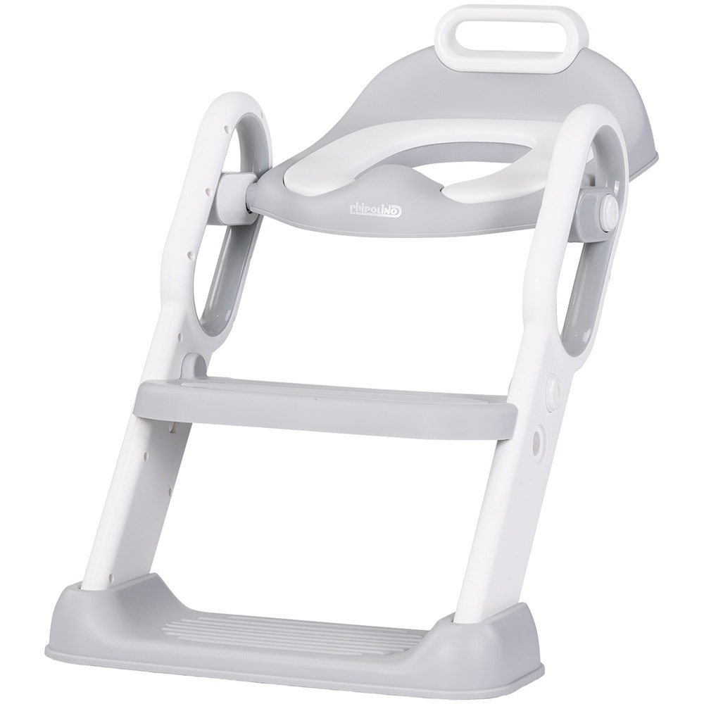 Reductor toaleta cu scara Chipolino Flippy grey