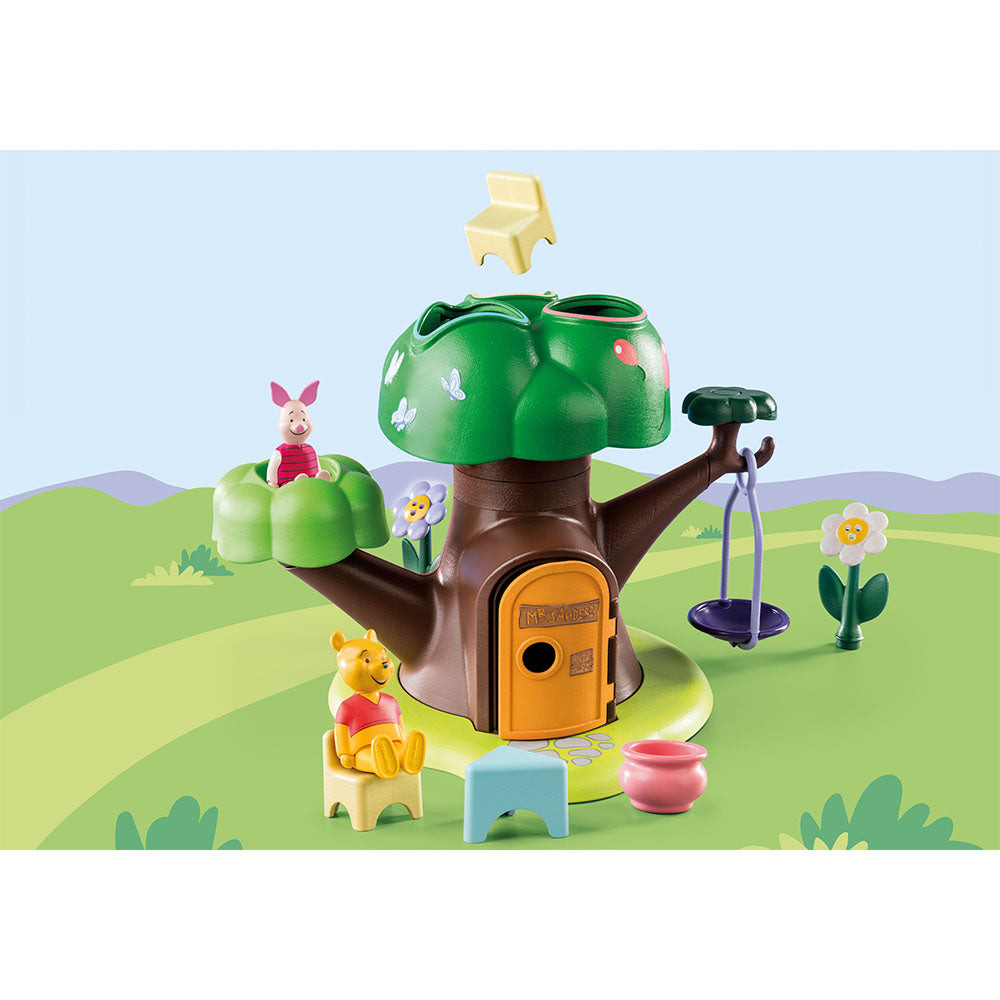 Set de joaca Playmobil - 1.2.3 & Disney: Casa Din Copac A Lui Winnie Si Piglet - 1 | YEO