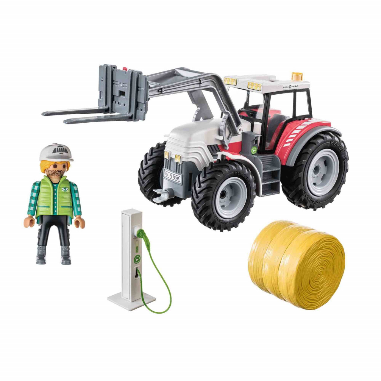 Set de joaca Playmobil - Tractor Mare Cu Accesorii - 4 | YEO