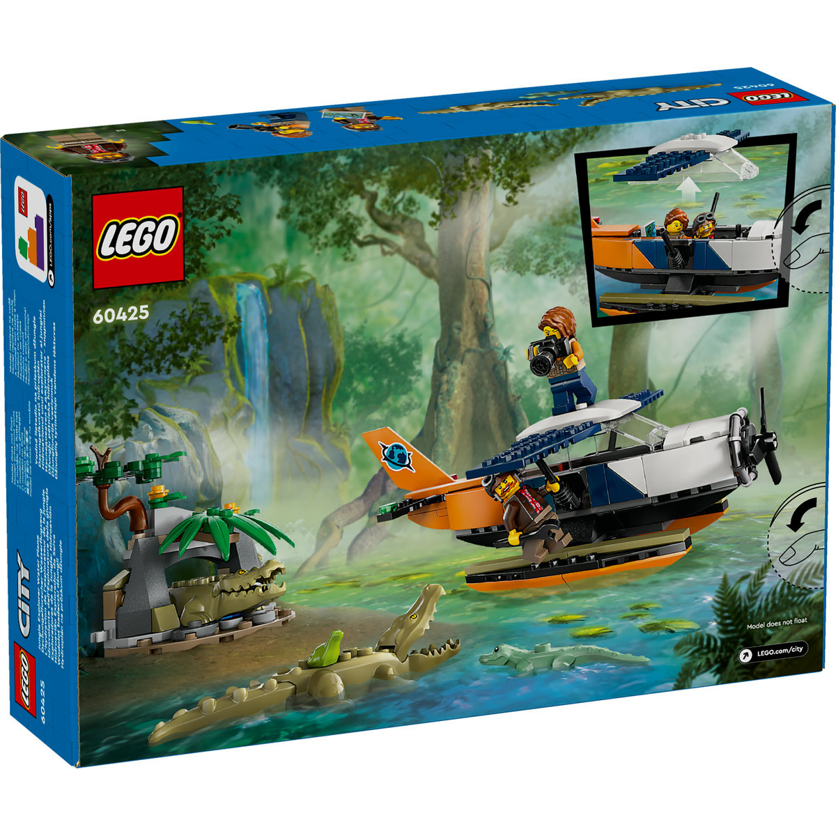 Set LEGO City - Hidroavionul unui explorator al junglei (60425) - 2 | YEO