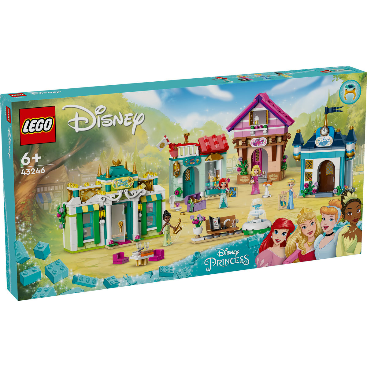 Set LEGO Disney - Aventura printeselor Disney la piata (43246) - 1 | YEO