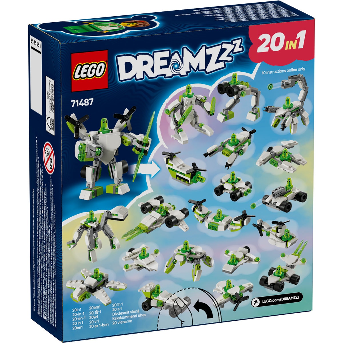 Set LEGO DREAMZzz - Aventurile cu roboti si vehicule ale lui Z