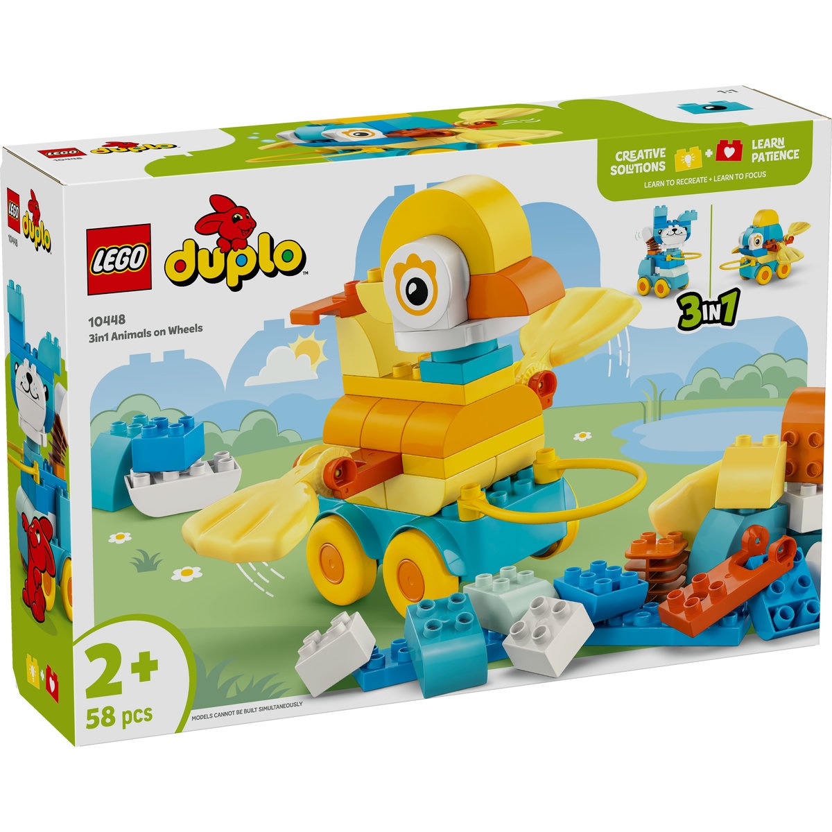 Set LEGO DUPLO - Animale pe roţi 3 în 1 (10448) - 1 | YEO