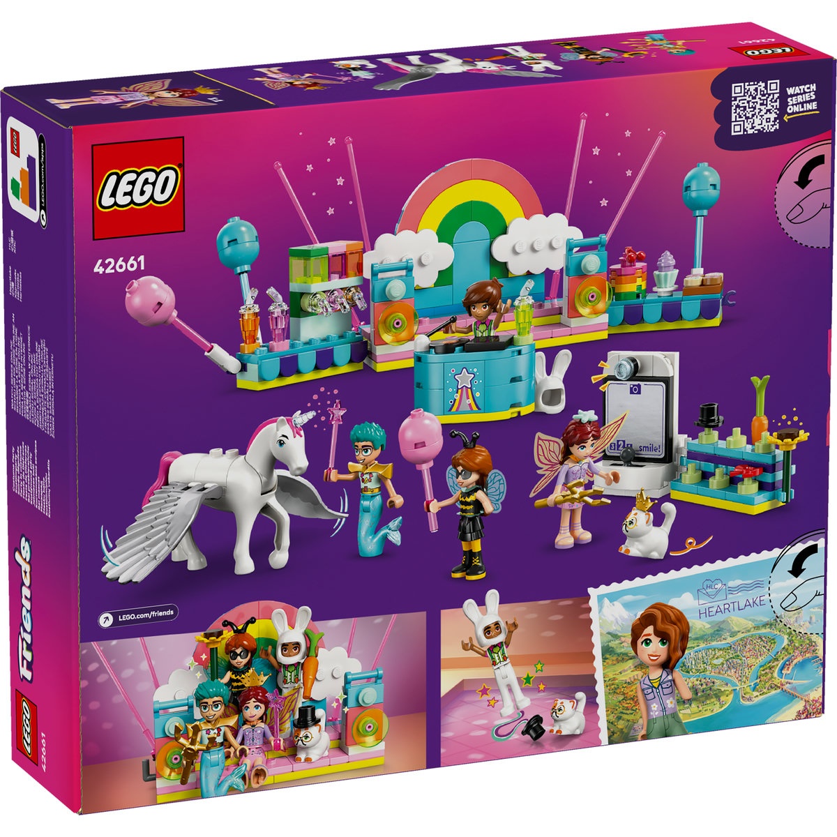 Set LEGO Friends - Bal mascat cu unicornul şi zâna (42661) - 2 | YEO