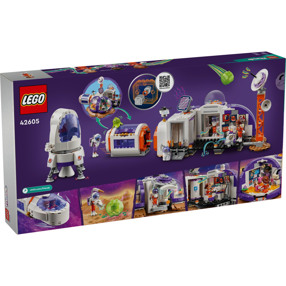 Set LEGO Friends - Baza spatiala si racheta pe Marte (42605) - 2 | YEO