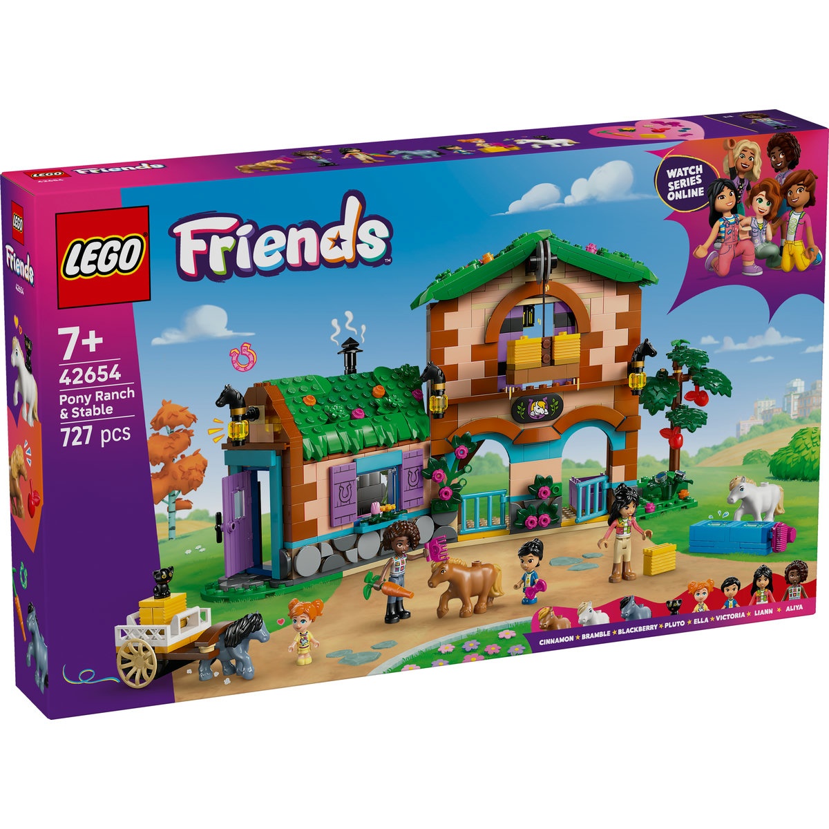Set LEGO Friends - Fermă şi grajd pentru ponei (42654) - 1 | YEO
