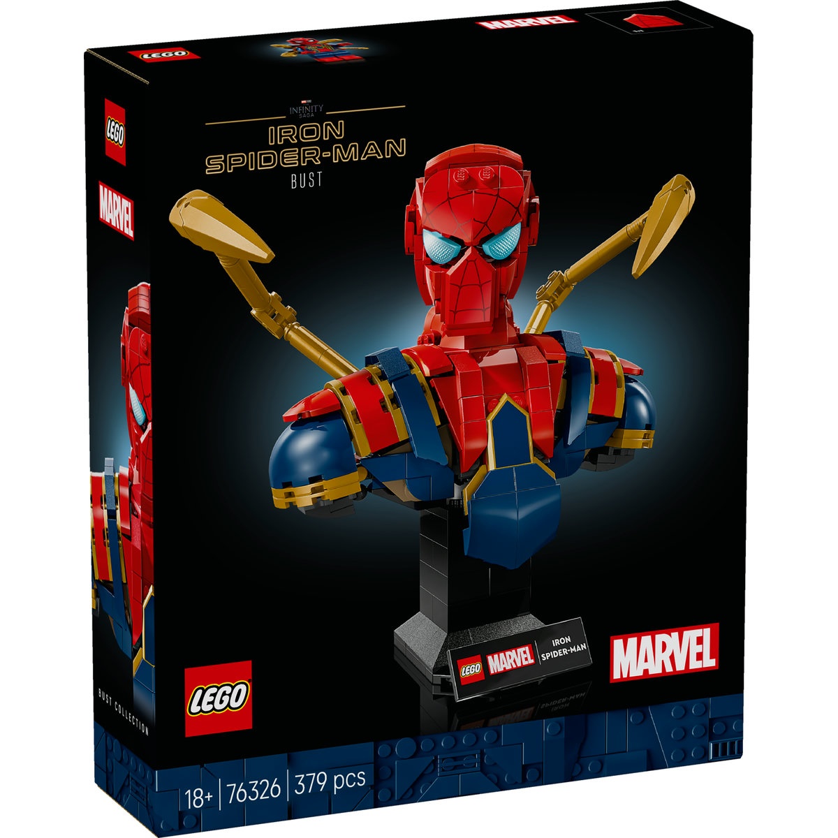 Set LEGO Marvel Super Heroes - Bustul lui Iron Spider-Man (76326) - 1 | YEO