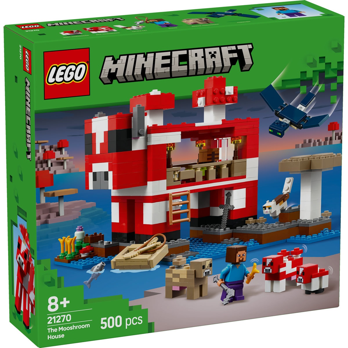 Set LEGO Minecraft - Casa Mooshroom (21270)