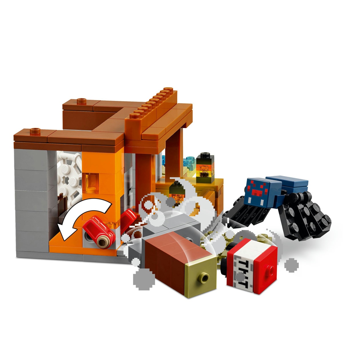 Set LEGO Minecraft - Expeditia de minerit cu Tatu (21269) - 2 | YEO