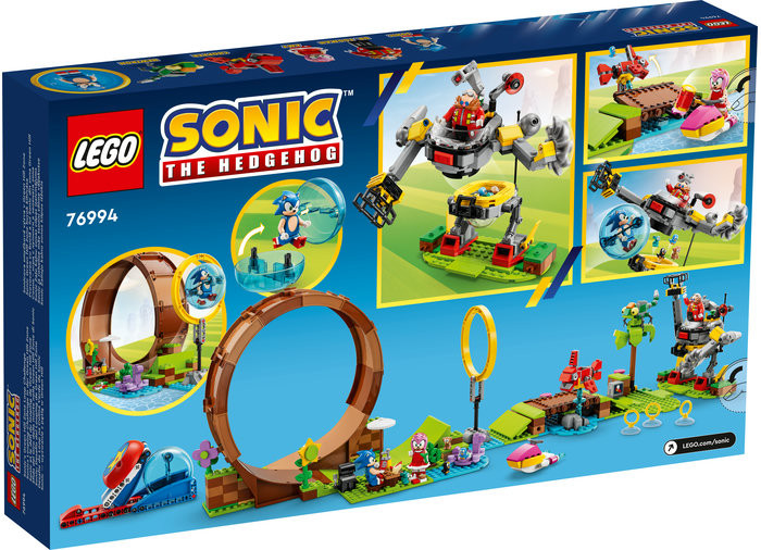 Set LEGO Sonic the Hedgehog - Provocarea cu bucla a lui Sonic din zona Green Hill (76994) - 2 | YEO