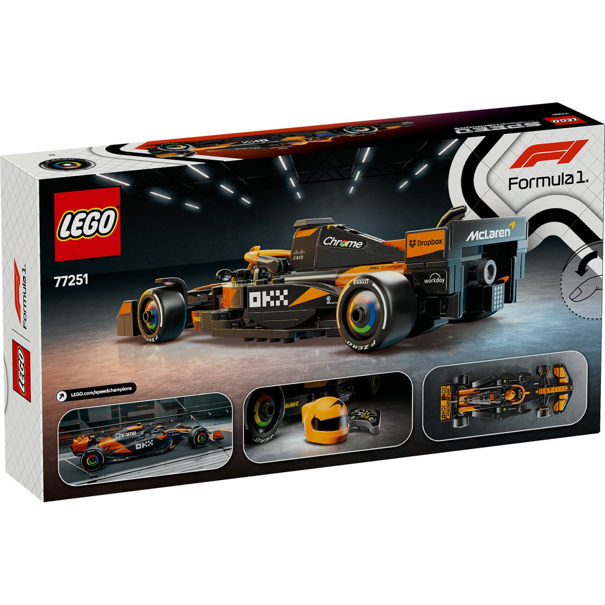 Set LEGO Speed Champions - Masina de curse McLaren F1® Team MCL38 (77251) - 2 | YEO