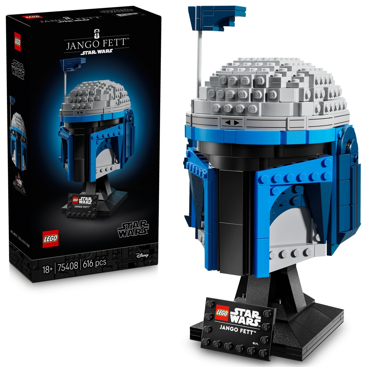 Set LEGO Star Wars - Casca lui Jango Fett (75408)