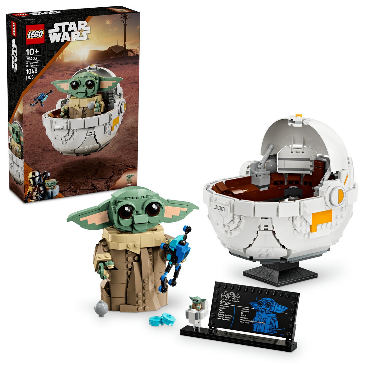 Set LEGO Star Wars - Grogu™ cu landoul planor (75403)