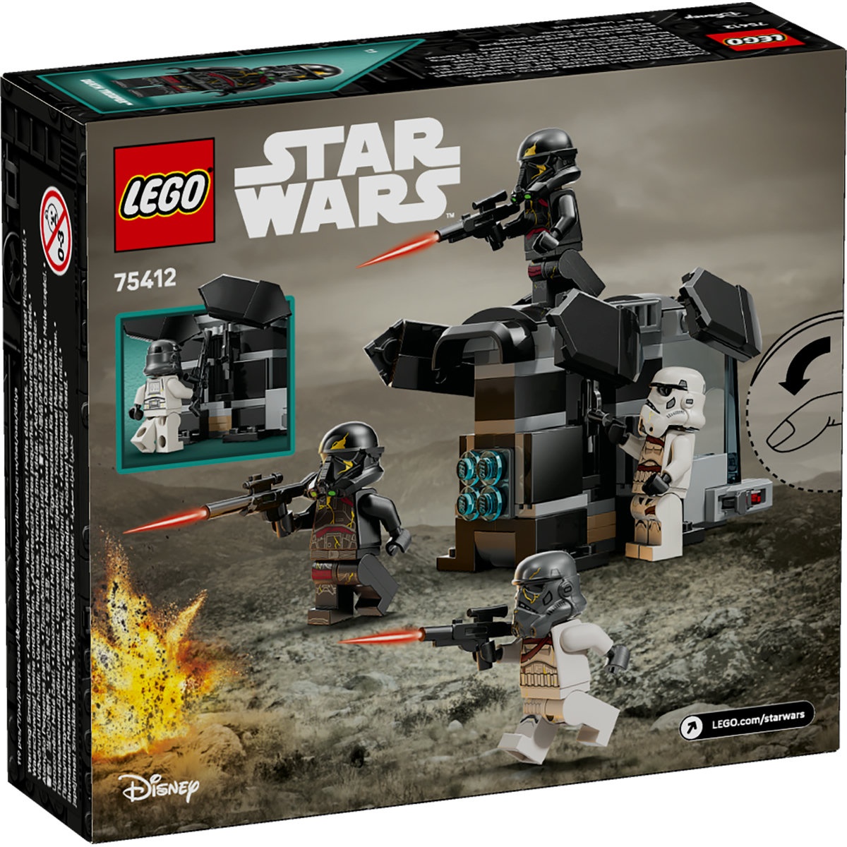 Set LEGO Star Wars - Pachet de luptă Soldați ai morții și soldați ai nopții (75412) - 2 | YEO
