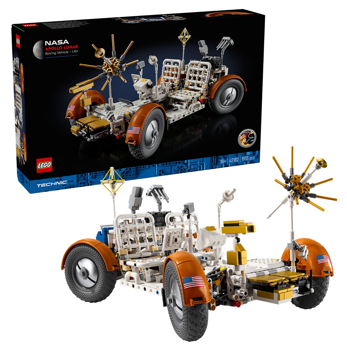 Set LEGO Technic - Roverul selenar din misiunile NASA Apollo (42182)