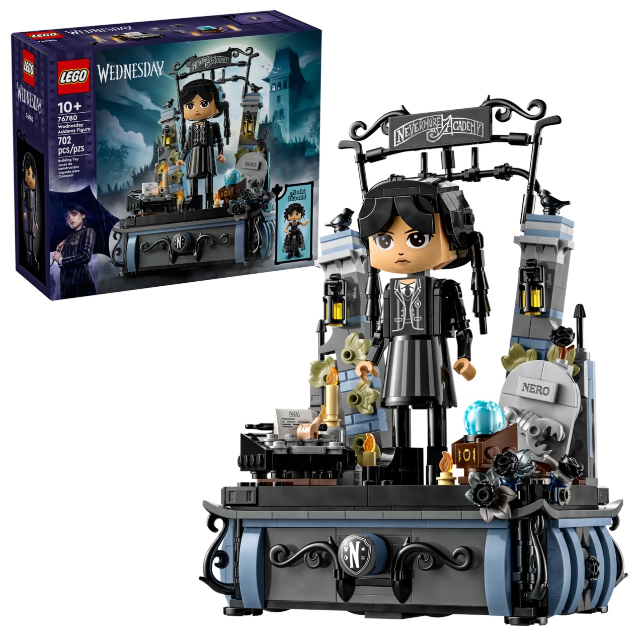 Set LEGO Wednesday - Figurina Wednesday Addams (76780)