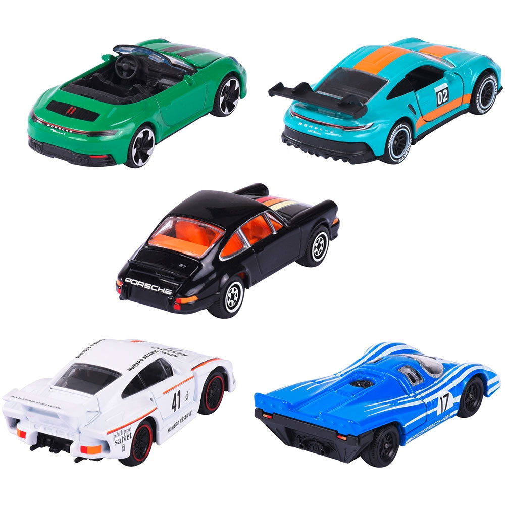 Set Majorette Porsche Motorsport cu 5 masinute - 1 | YEO