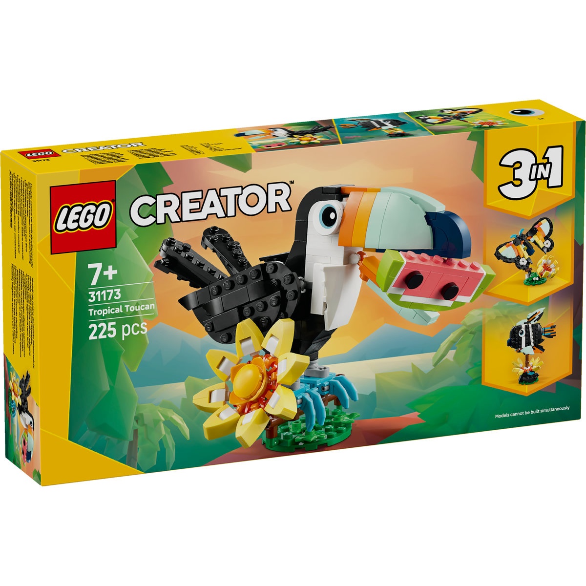 Sey LEGO Creator - Animale salbatice: Tucan tropical (31173) - 1 | YEO