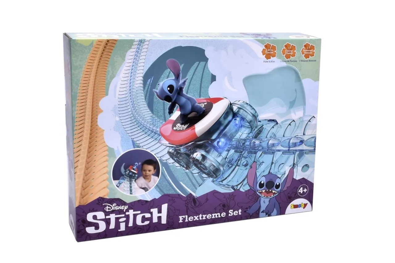 Smoby Disney Stitch Pista De Curse Flextreme Set
