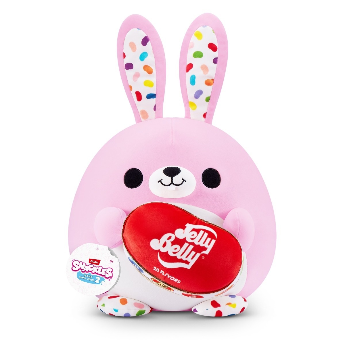 Snackles - Jucarie de plus colectibila, 35 cm, Bunny&Jelly Belly (FLOOSIE)