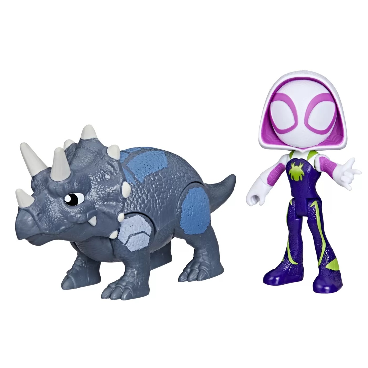 Spidey Si Prietenii Marvel Dino Webs Ghost-Spider Si Rhino Dino - 1 | YEO