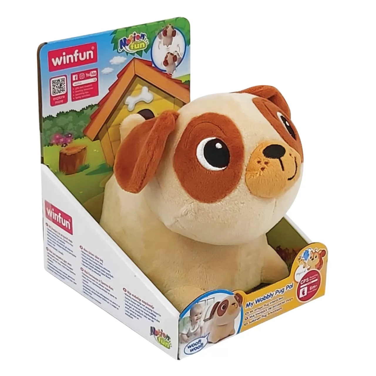 Winfun Jucarie Interactiva Catelus Pug - 2 | YEO