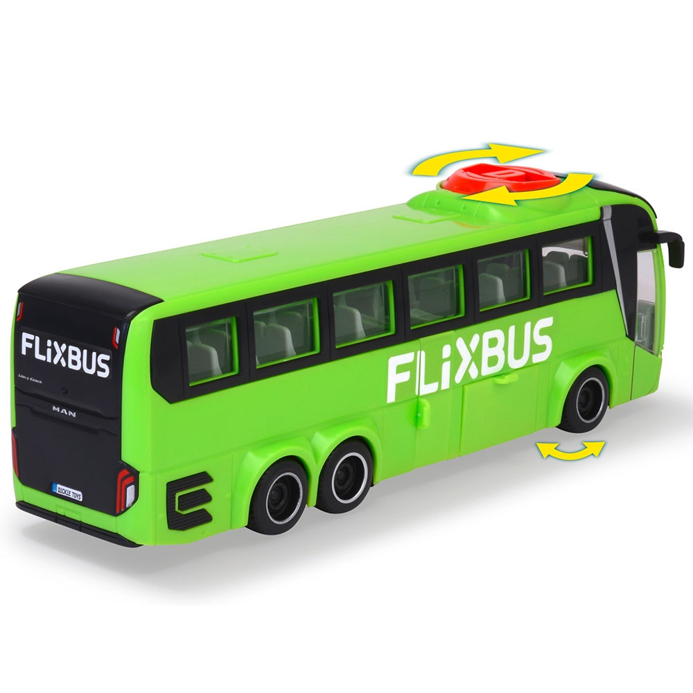 Autobuz Dickie Toys MAN Lion\'s Coach 26,5 cm Flixbus verde - 1 | YEO