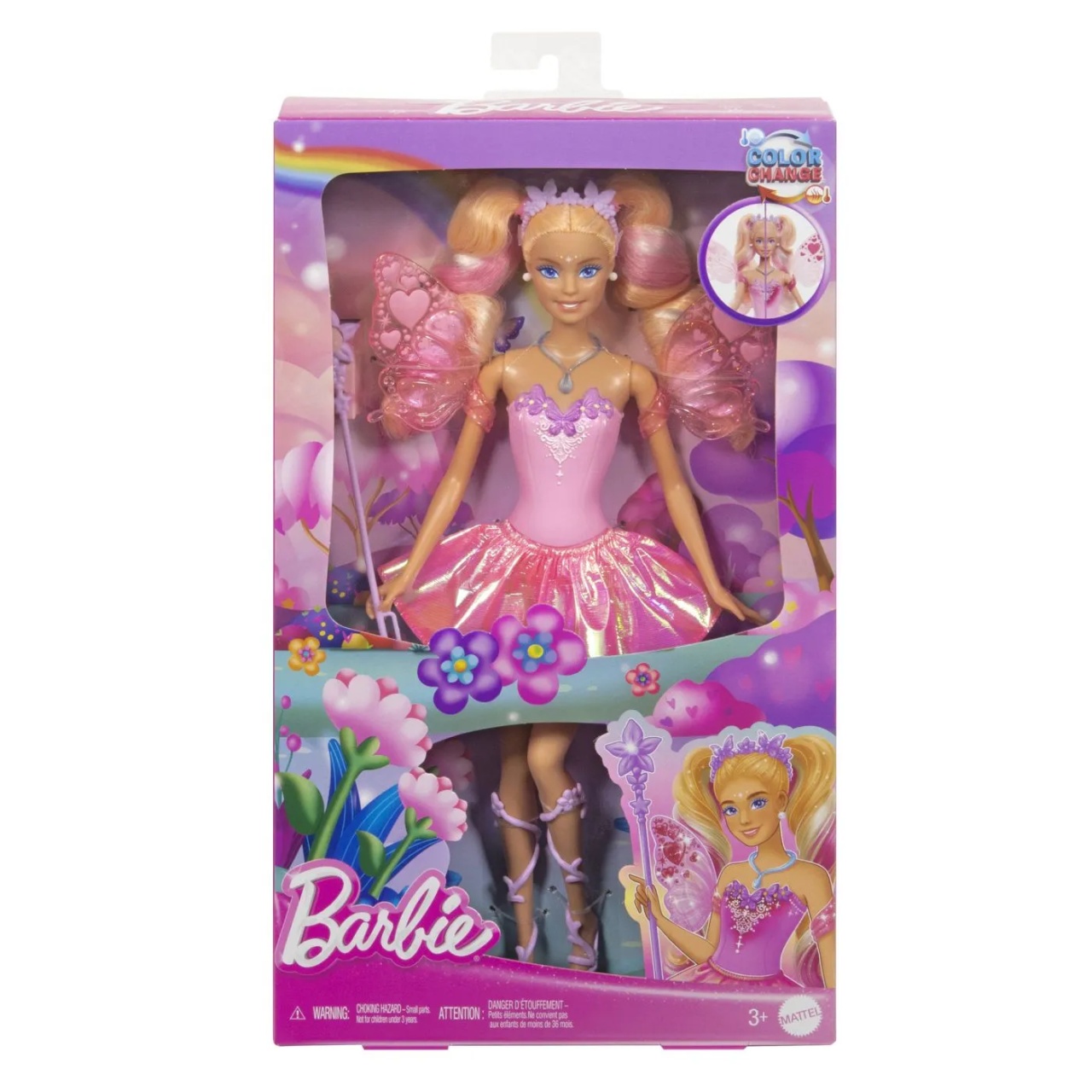 Barbie Color Change Zana Magica Cu Par Blond