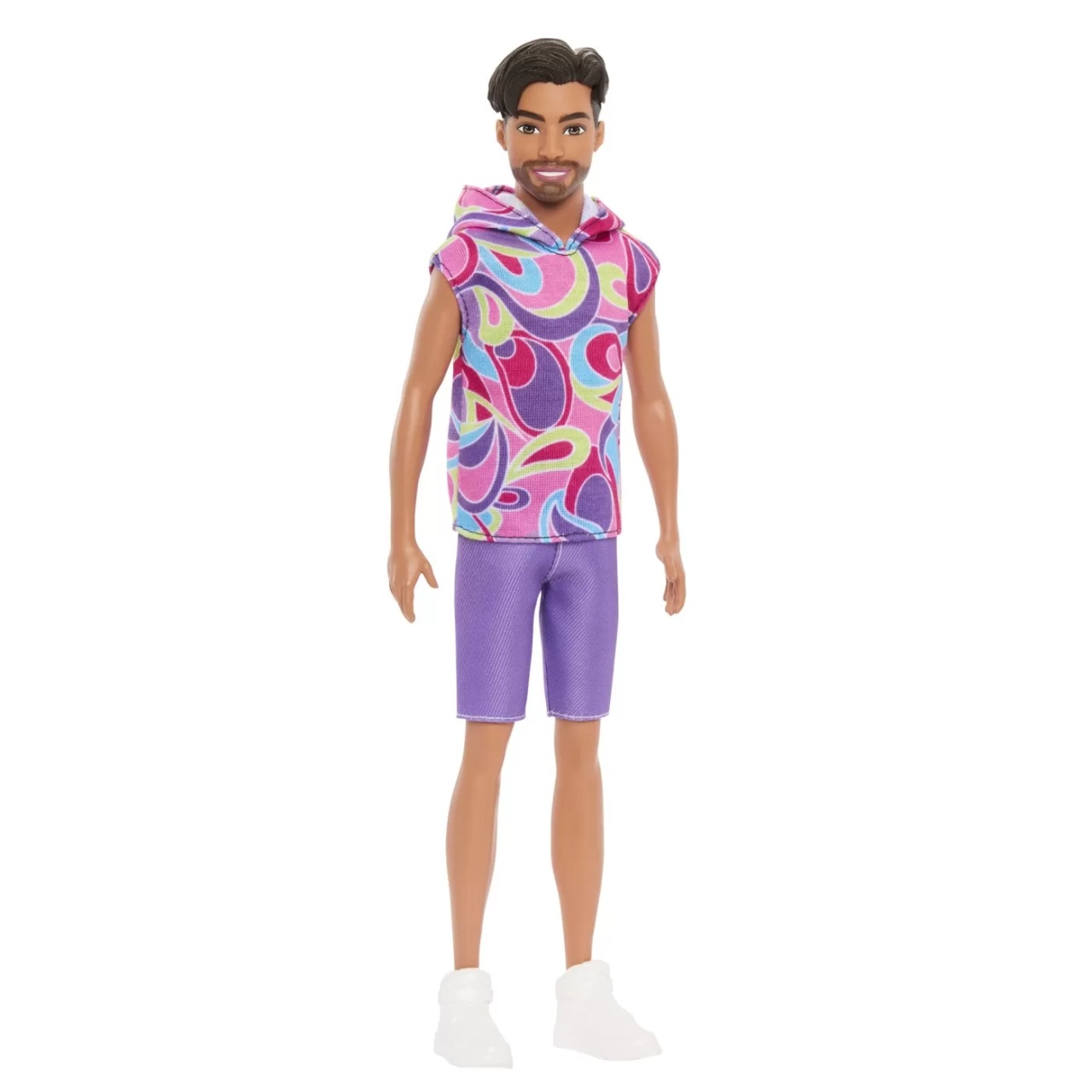 Barbie Papusa Baiat Fashionistas Brunet Cu Barba Si Tricou Cu Gluga - 3 | YEO