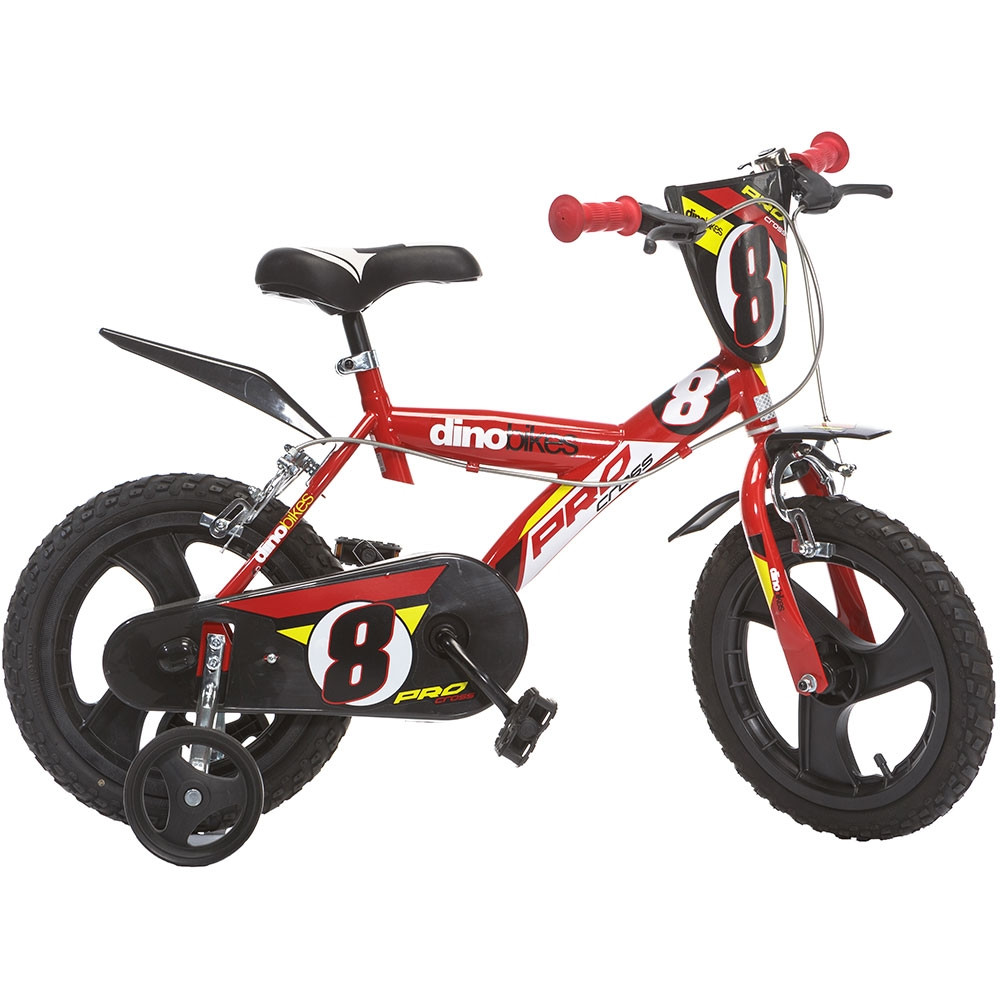 Bicicleta copii Dino Bikes 14\' Pro-cross rosu