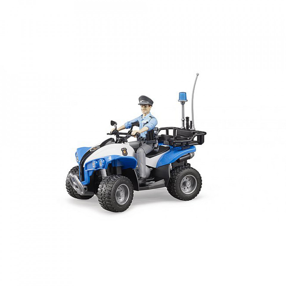 Bruder - Atv De Politie Cu Politist - 1 | YEO