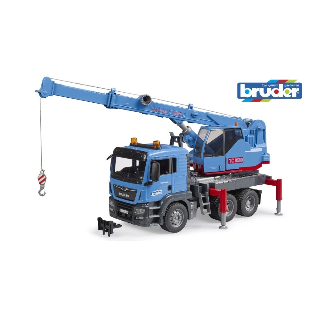 Bruder camion Man TGS cu macara