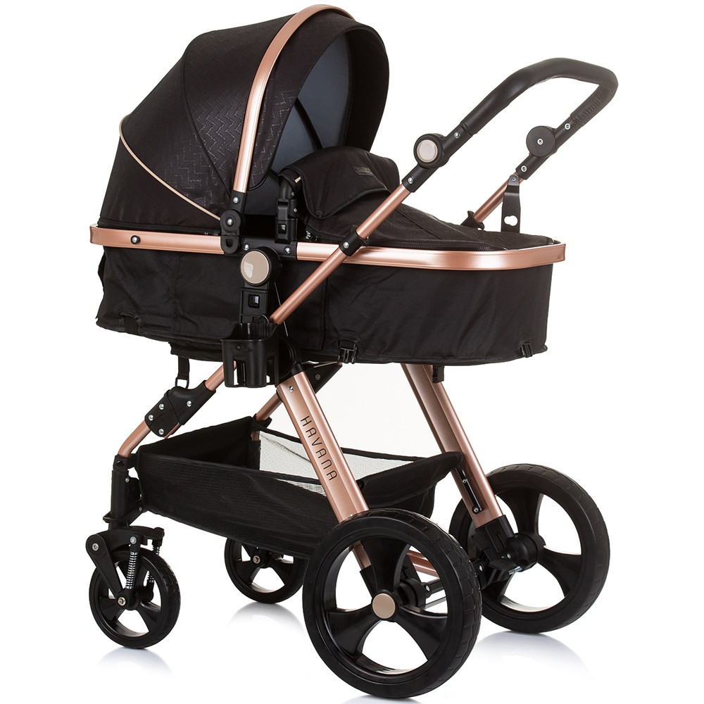 Carucior Chipolino Havana 3 in 1 obsidian gold - 1 | YEO