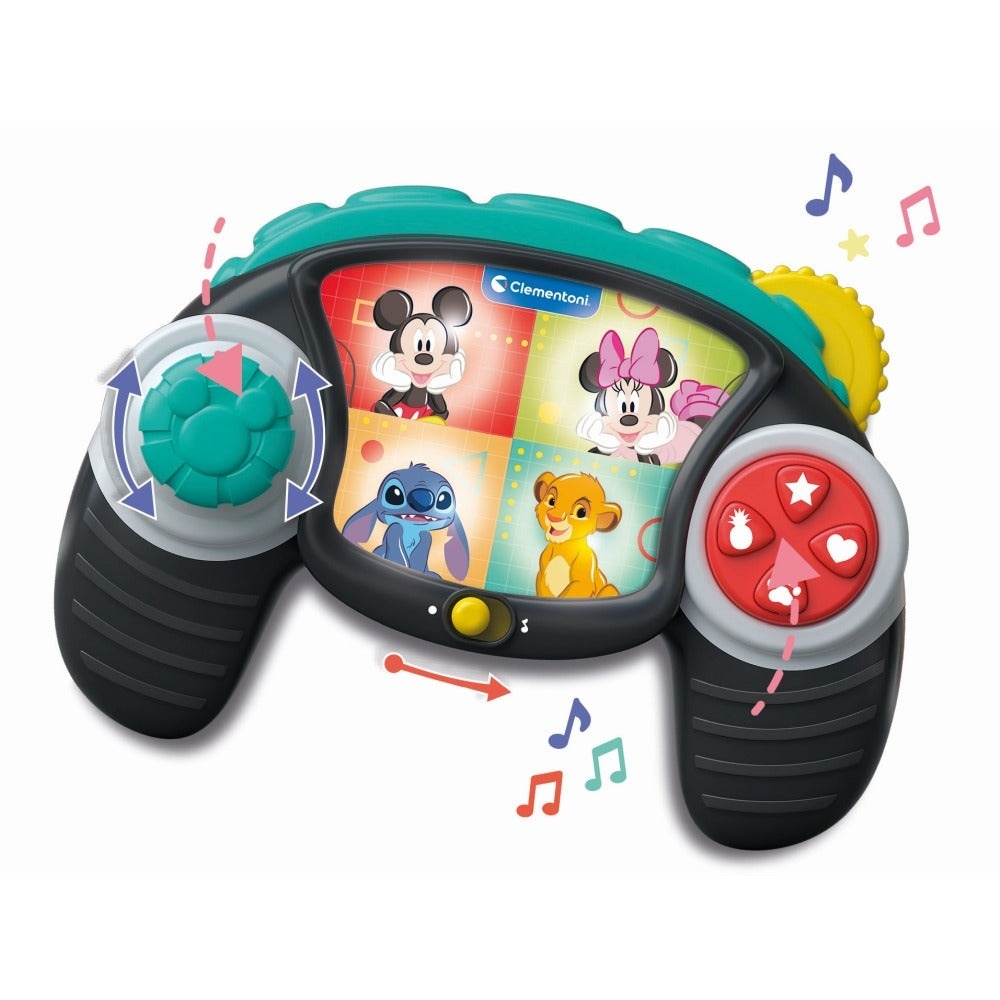 Clementoni - Controler de joc Disney cu lumini si sunete pentru dezvoltarea senzoriala si a abilitatilor motorii fine - 2 | YEO