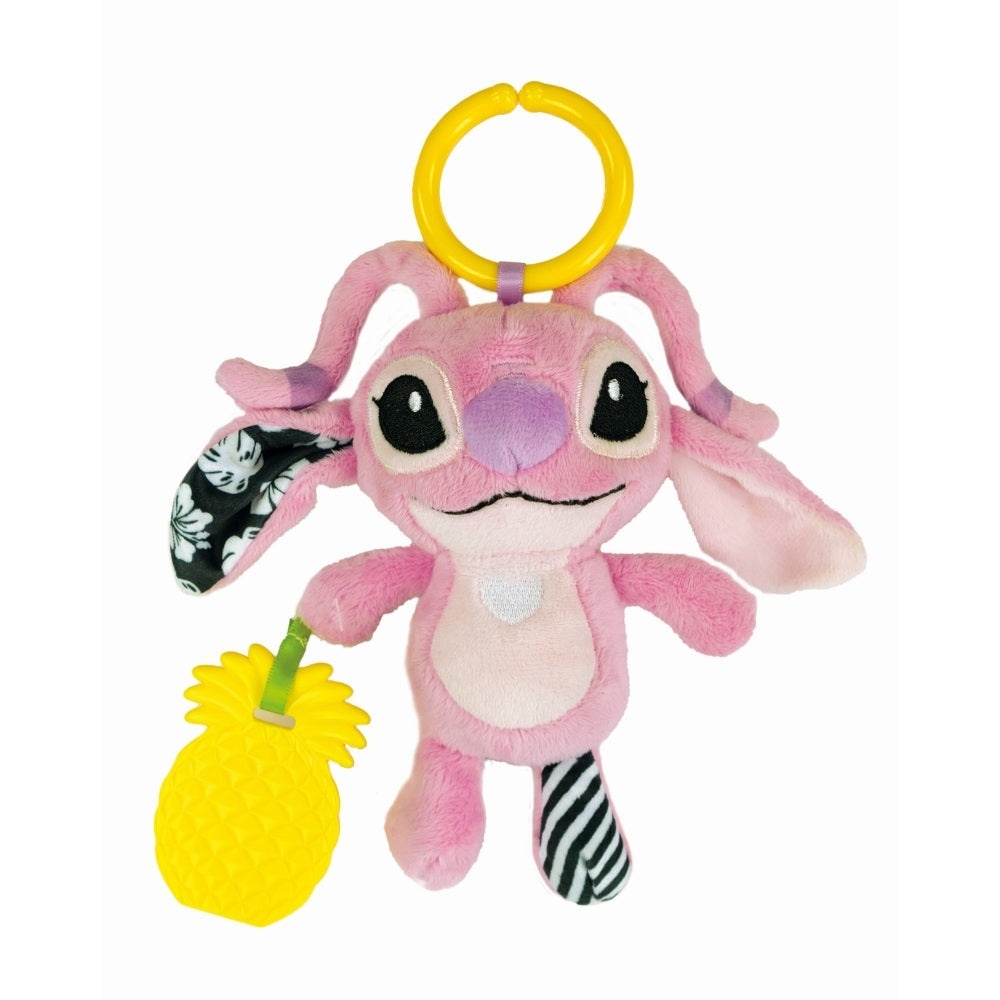 Clementoni - Jucarie senzoriala plus Disney Stitch Angel cu zornaitoare pentru dezvoltarea simturilor - 1 | YEO