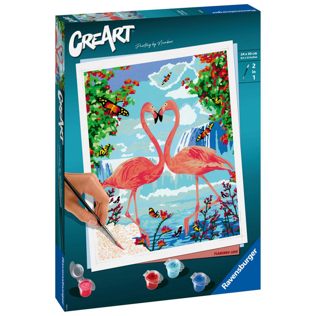 Creart - Pictura Doi Flamingo