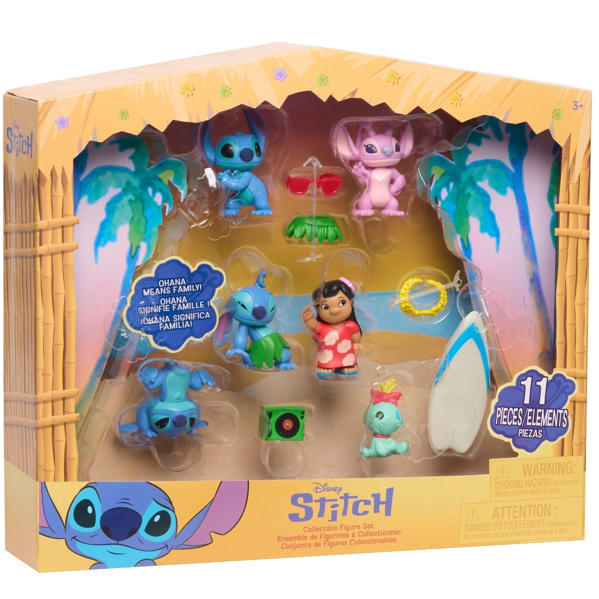 Disney Stitch - Set mini-figurine si accesorii blister