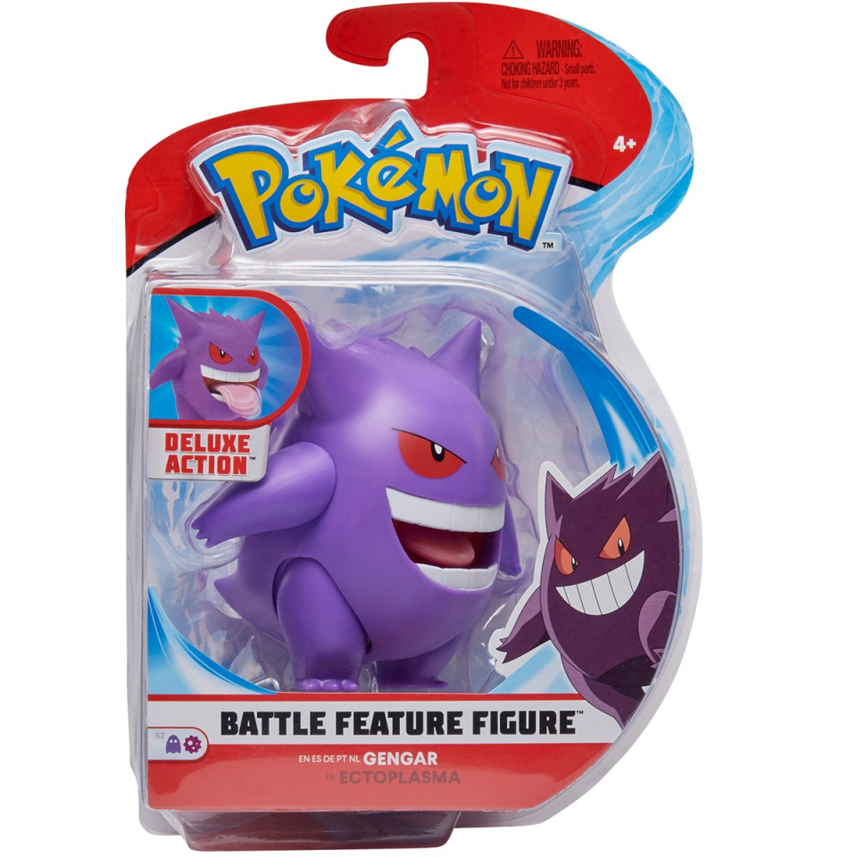 Figurina de actiune Pokemon, 11 cm, model Gengar