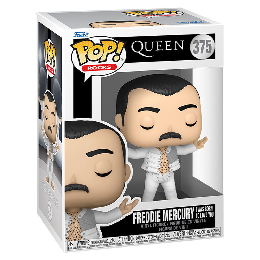 Figurina Funko Pop! Rocks: Queen - Freddie Mercury (I was born to love you), 9 cm - 1 | YEO