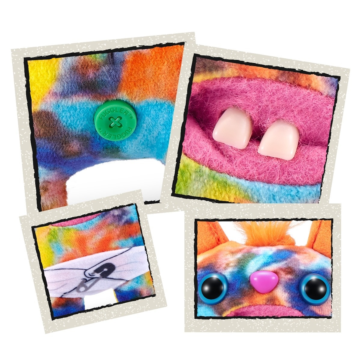 Fuggler - Jucarie de plus, 9 cm - Bebe ciudatei, Rabid Rabbit - 3 | YEO