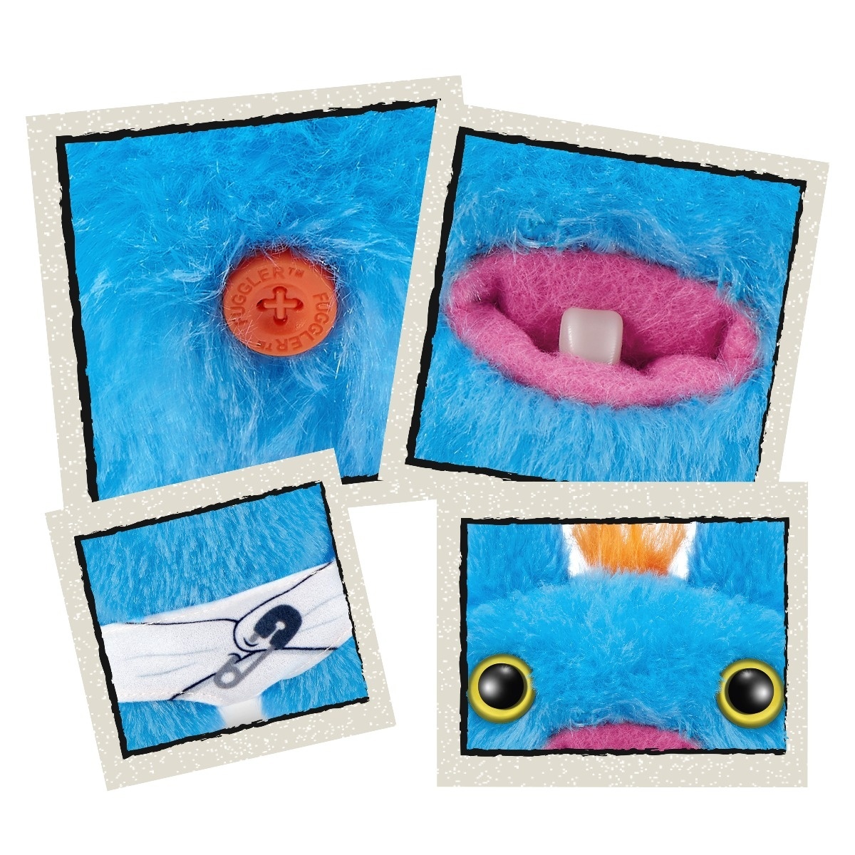 Fuggler - Jucarie de plus, 9 cm - Bebe ciudatei, Screech - 3 | YEO