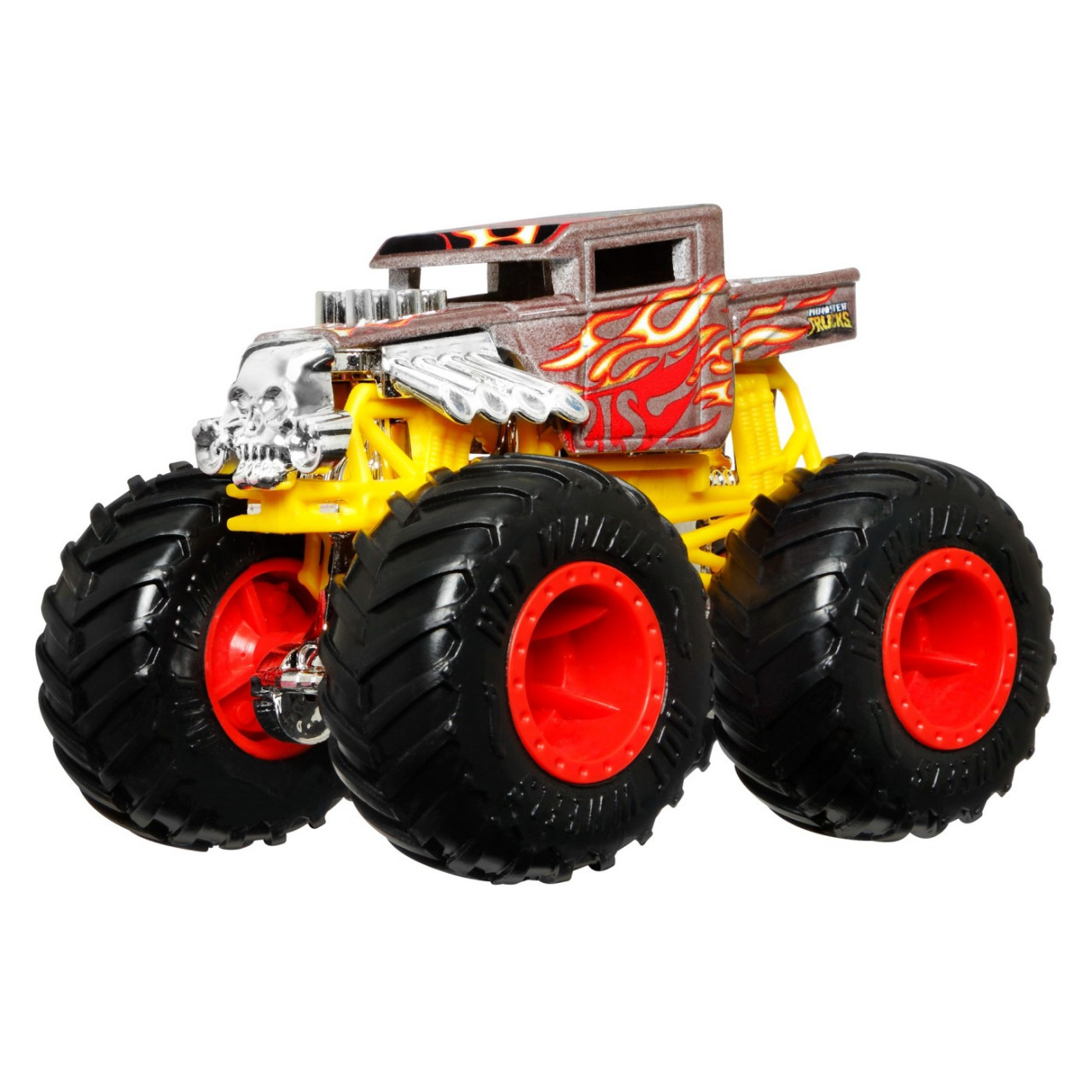 Hot Wheels Monster Truck Camion Bone Shaker Cu Culori Schimbatoare Scara 1:64 - 1 | YEO