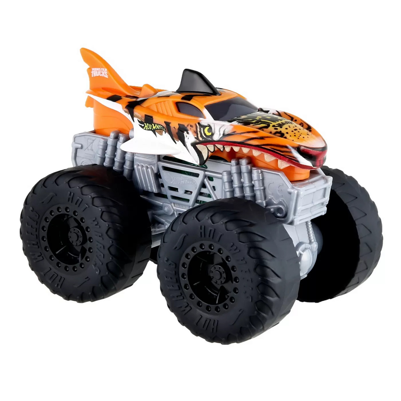 Hot Wheels Monster Truck Roarin Wreckers Tiger Shark Cu Functii Si Sunete Scara 1:43 - 1 | YEO