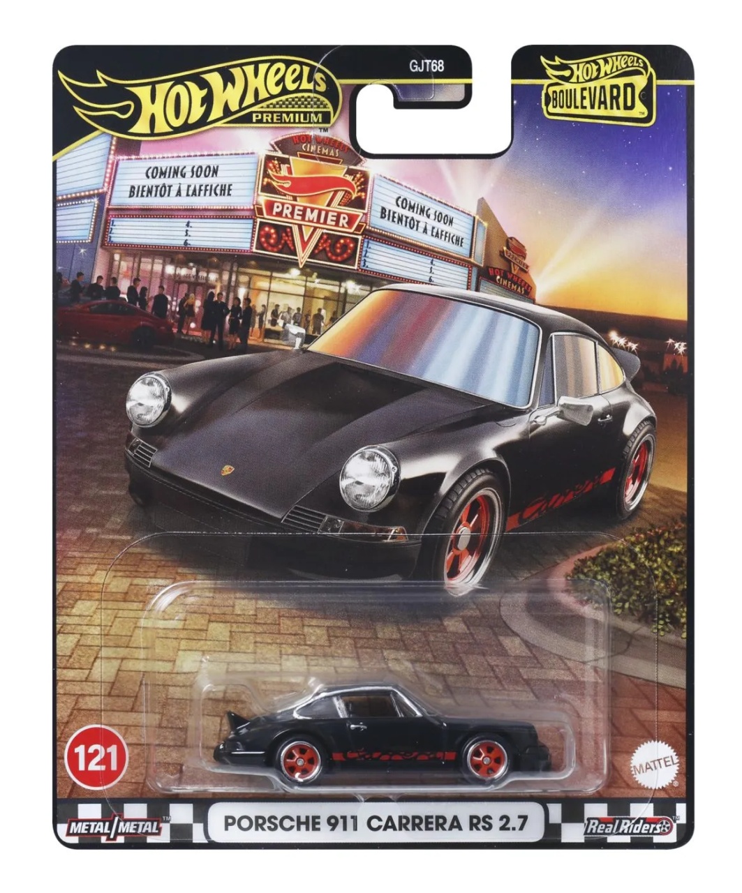 Hot Wheels Premium Boulevard Masinuta Metalica Porsche 911 Carrera Rs 2.7 Scara 1:64