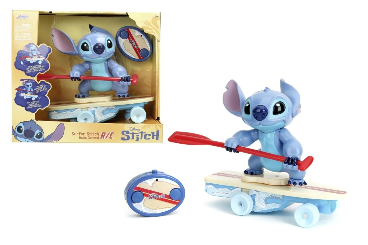 Jada Disney Stitch Placa De Surf Cu Telecomanda Si Figurina Stitch