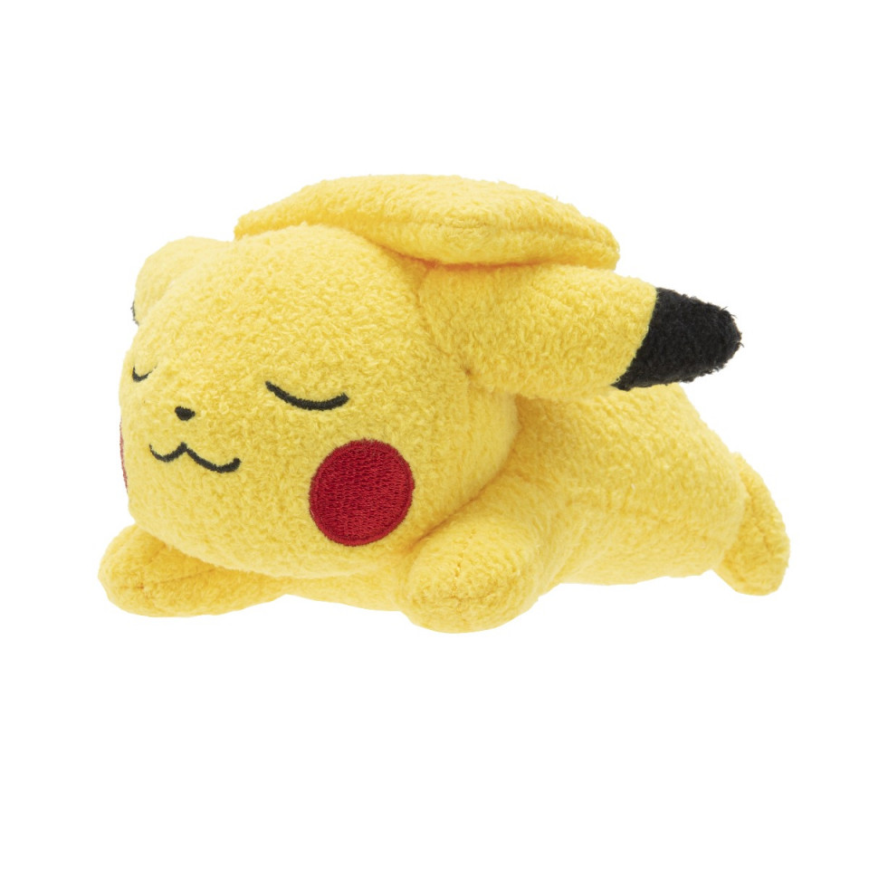 Jucarie de plus Pokemon, model Pikachu adormit, 13 cm - 1 | YEO